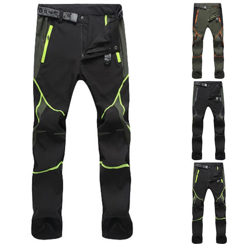 Men’s Pants Quick Drying Outdoor Color Stitching Mountain Climbing ...